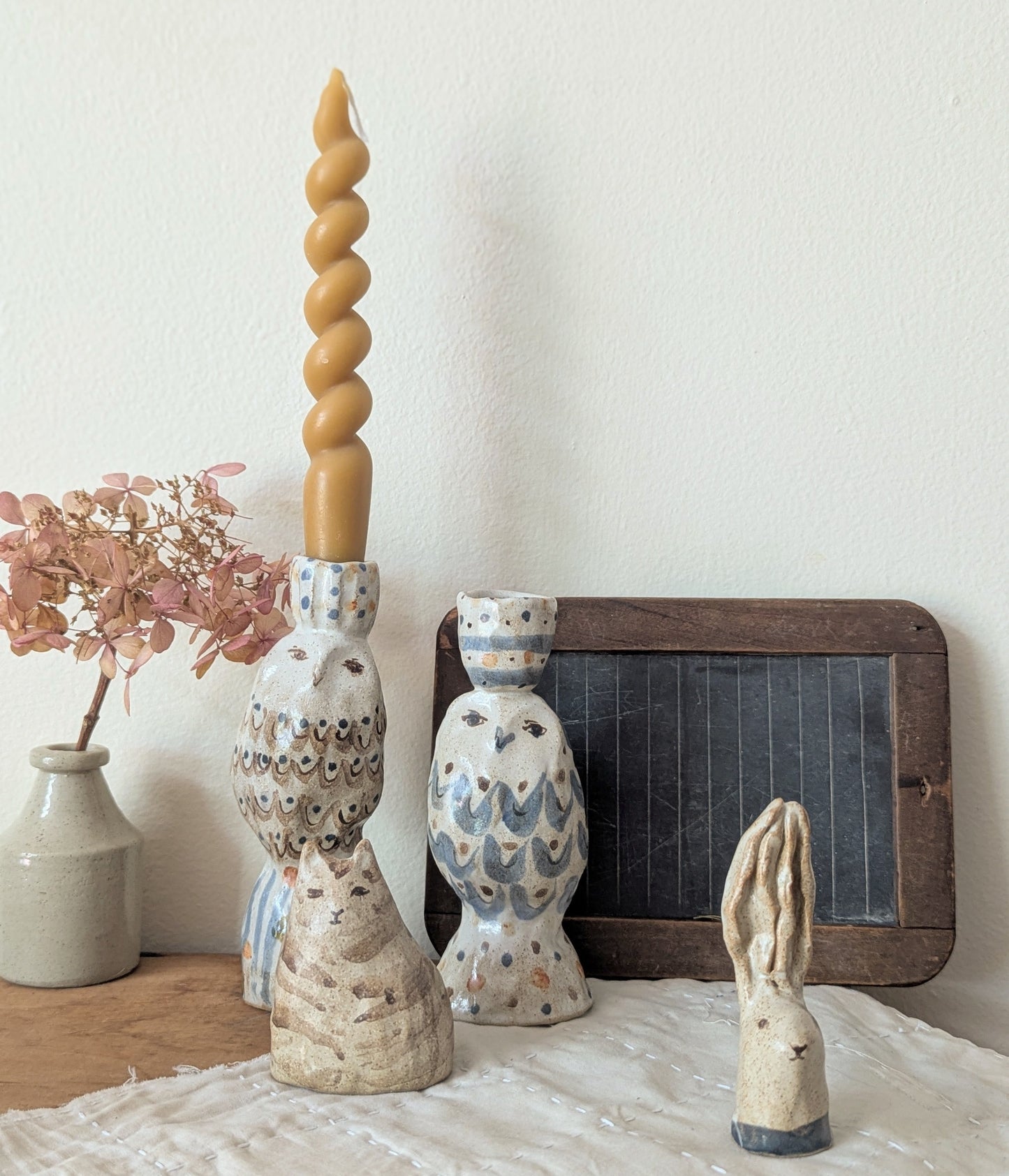 Pinched Ceramic Rabbits