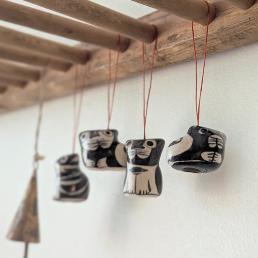 Mini Clay Cat Ornaments