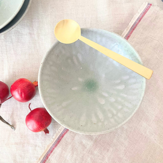 Handmade Pooled Glaze Bowl