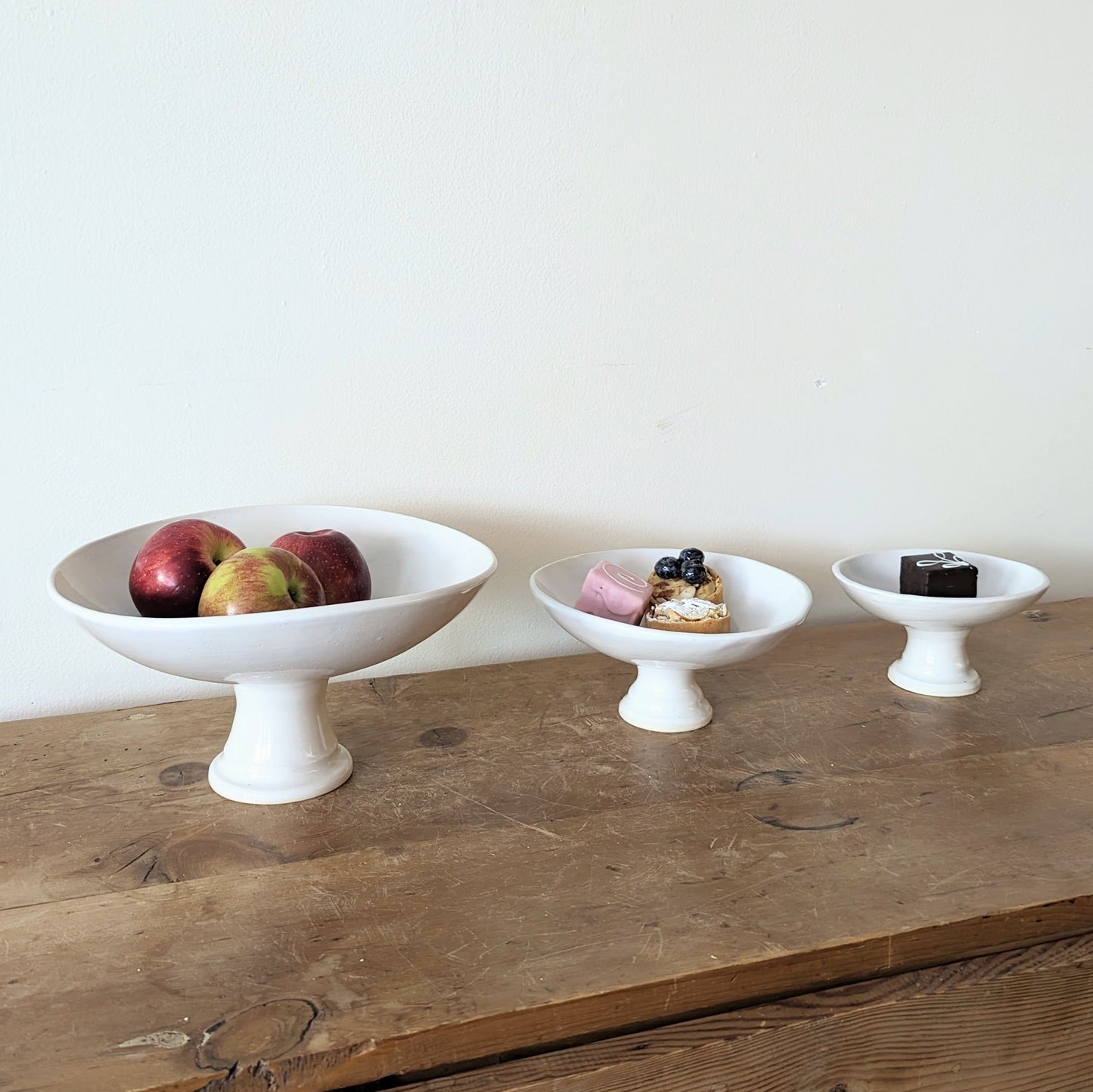 Handmade Pedestal Bowls - Assorted Sizes