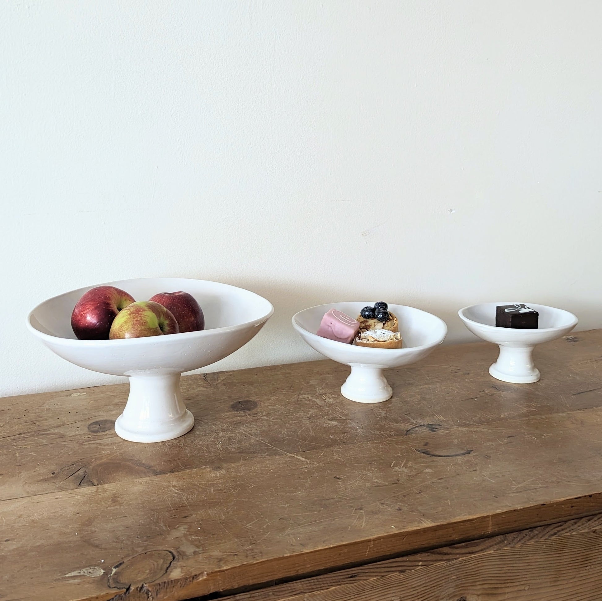 Handmade Pedestal Bowls - Assorted Sizes