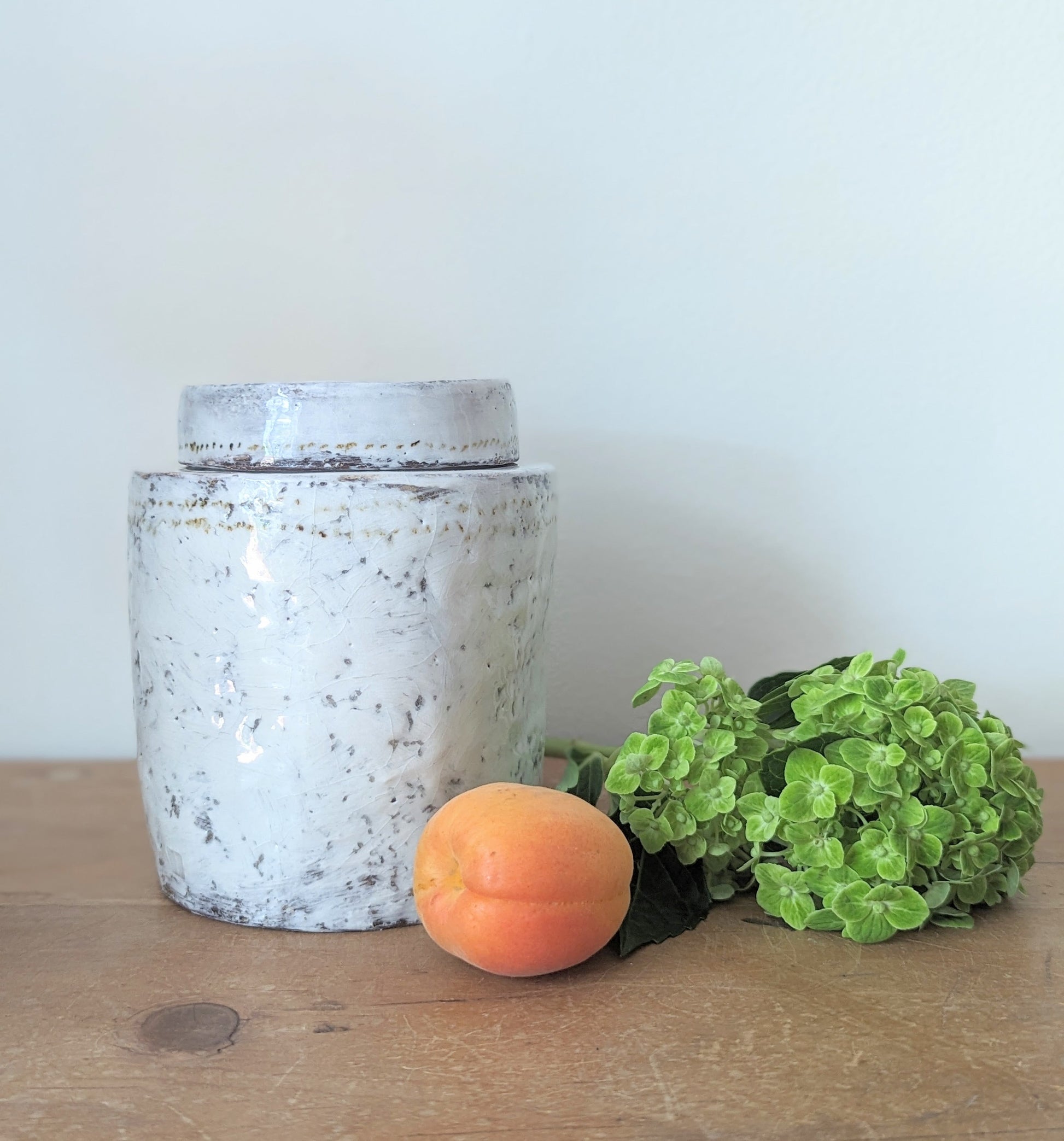 Handmade Ceramic Jar with Lid - Large