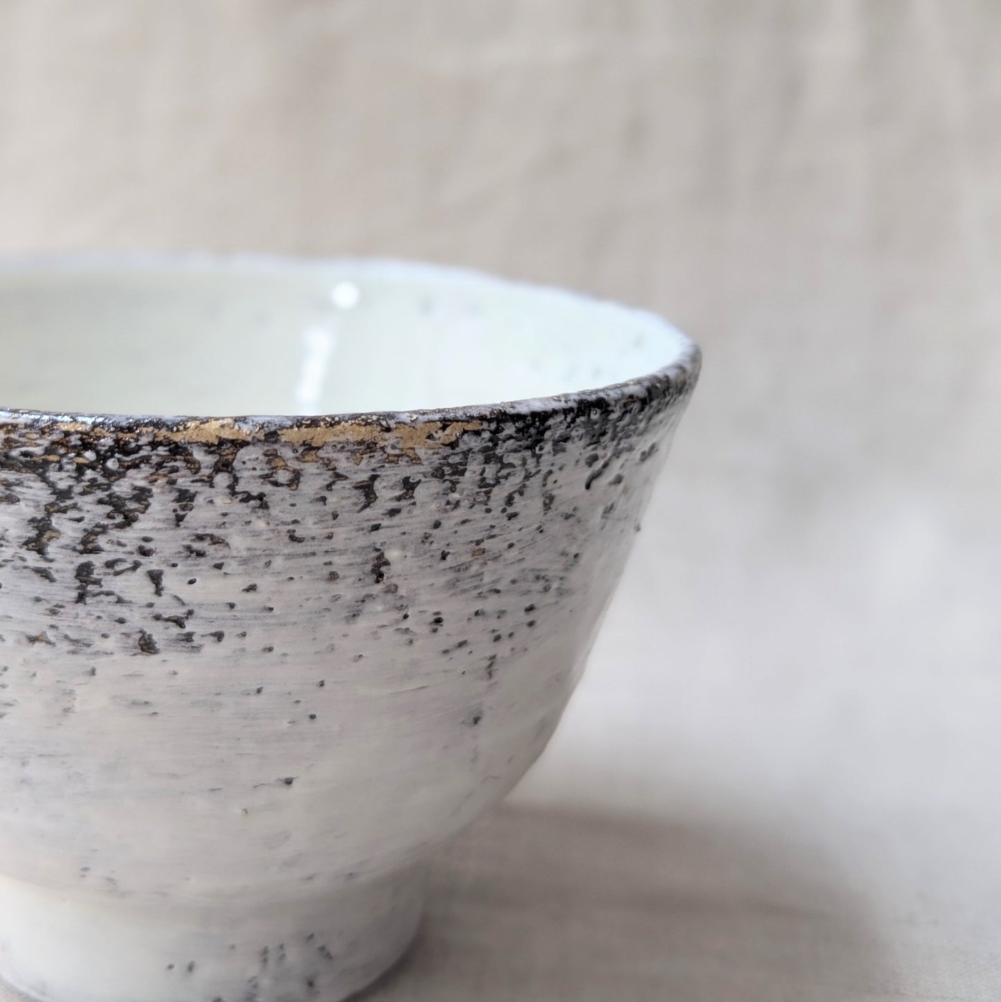 Tall Sided Handmade Ceramic Bowl