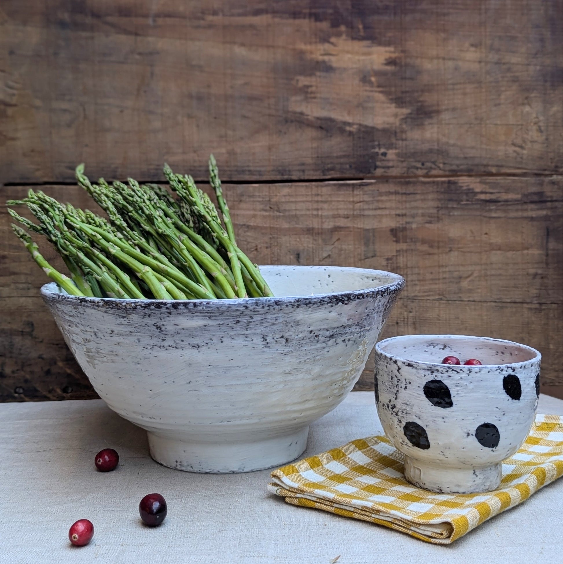 Handmade Ceramic Salad Bowl