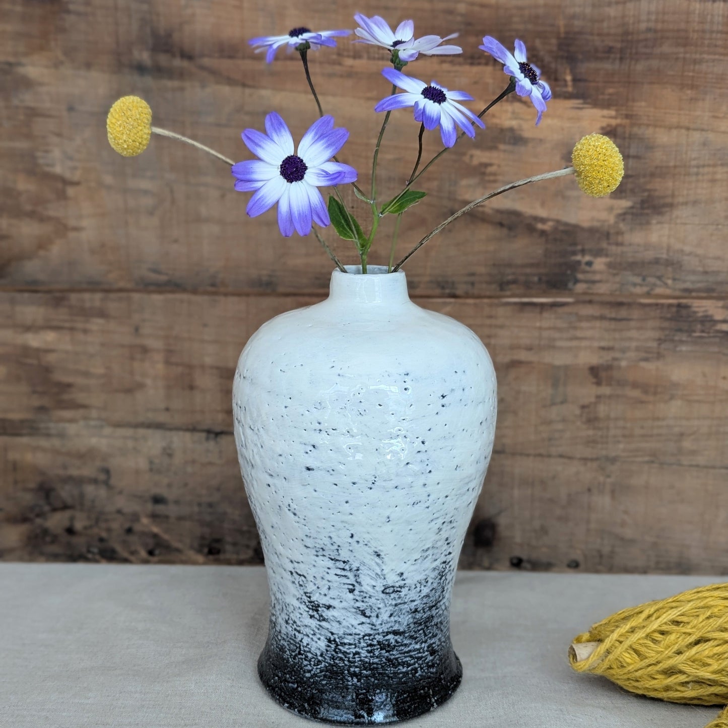 Tall Handmade Ceramic Bouquet Vase