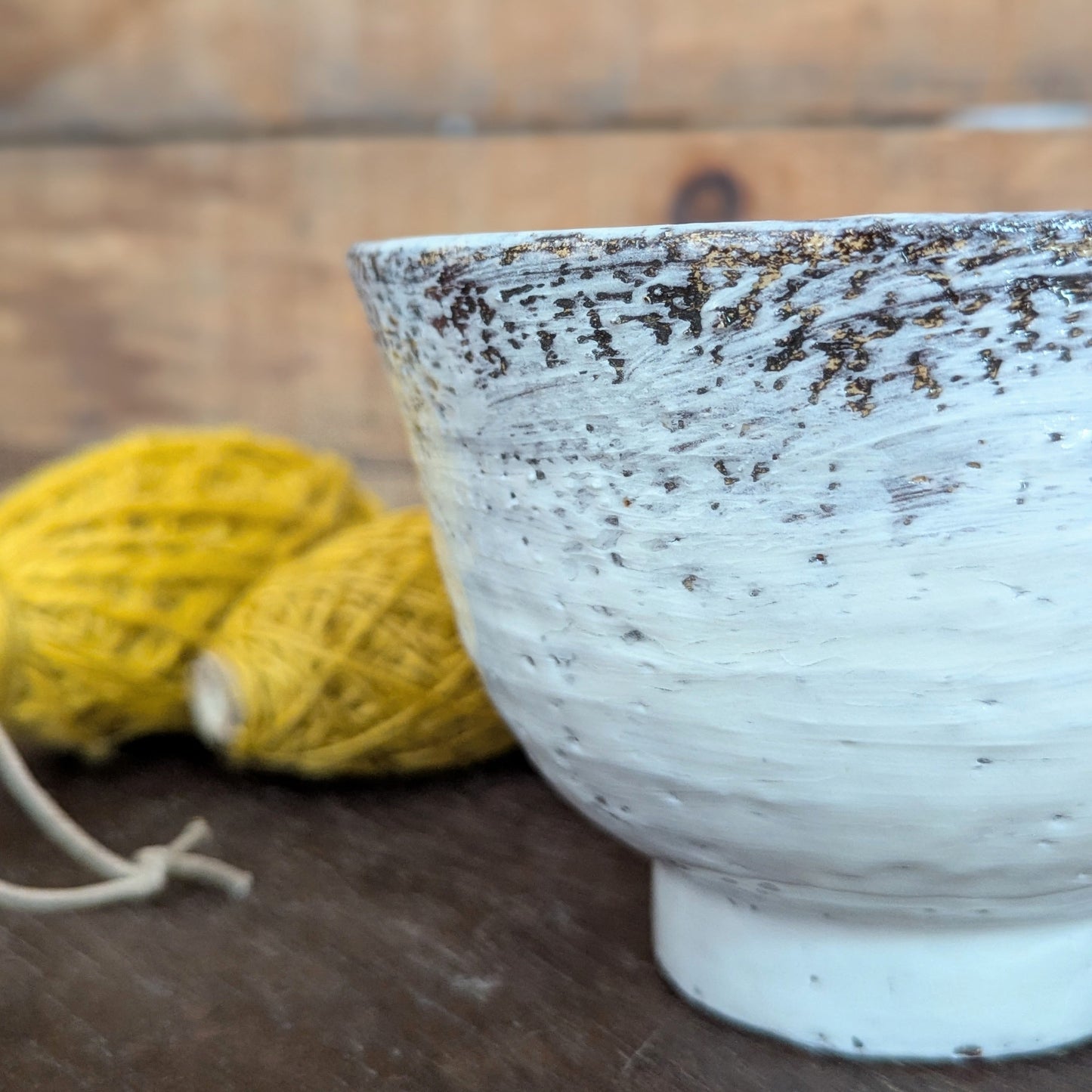 Tall Sided Handmade Ceramic Bowl