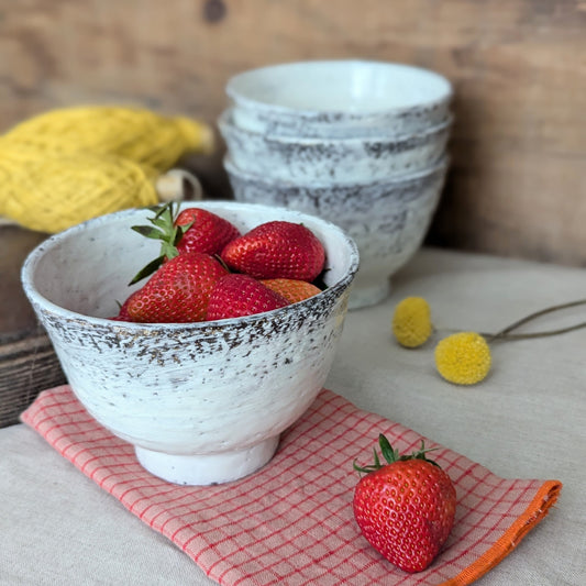 Tall Sided Handmade Ceramic Bowl
