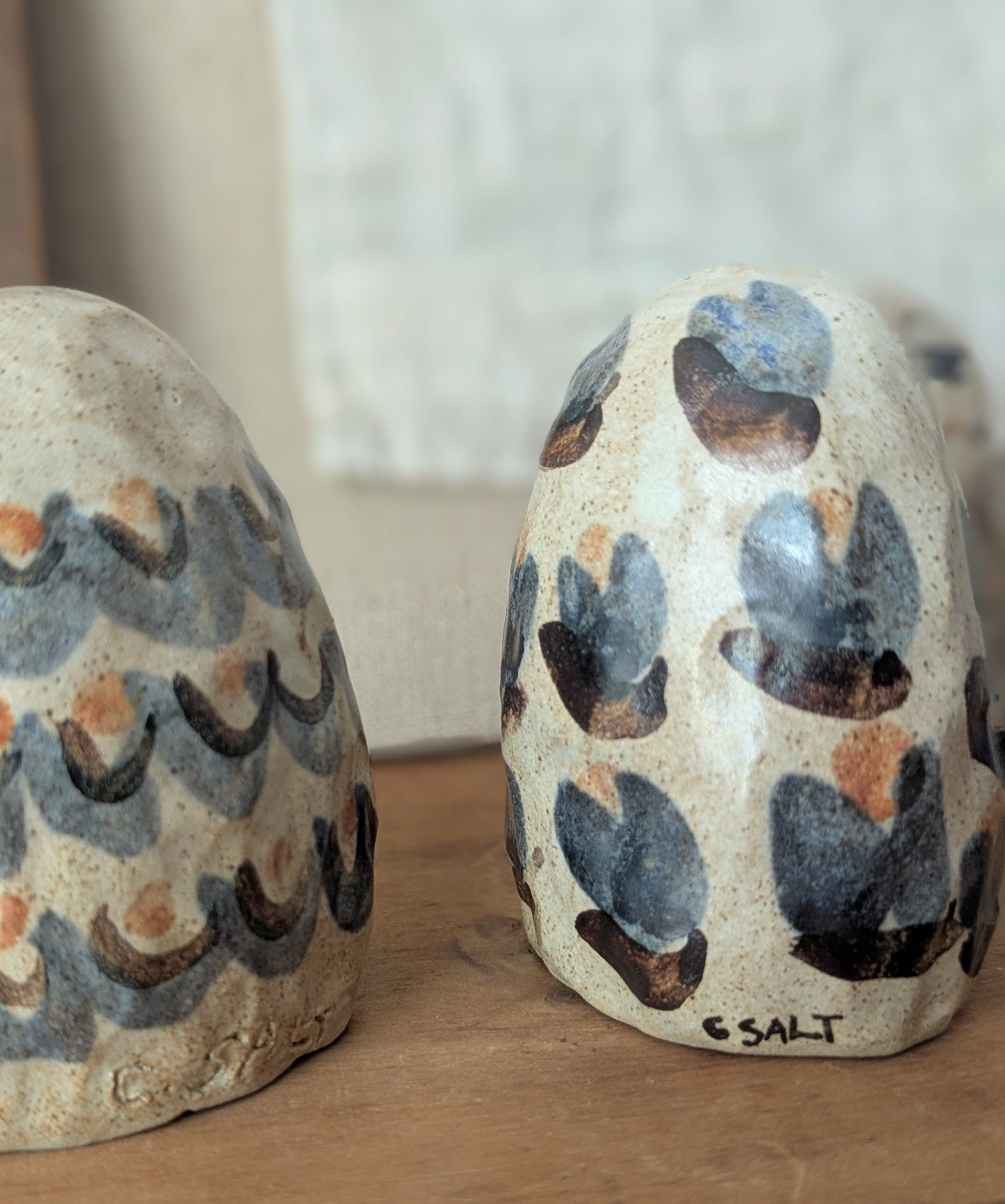 Pinched Ceramic Owls - Large