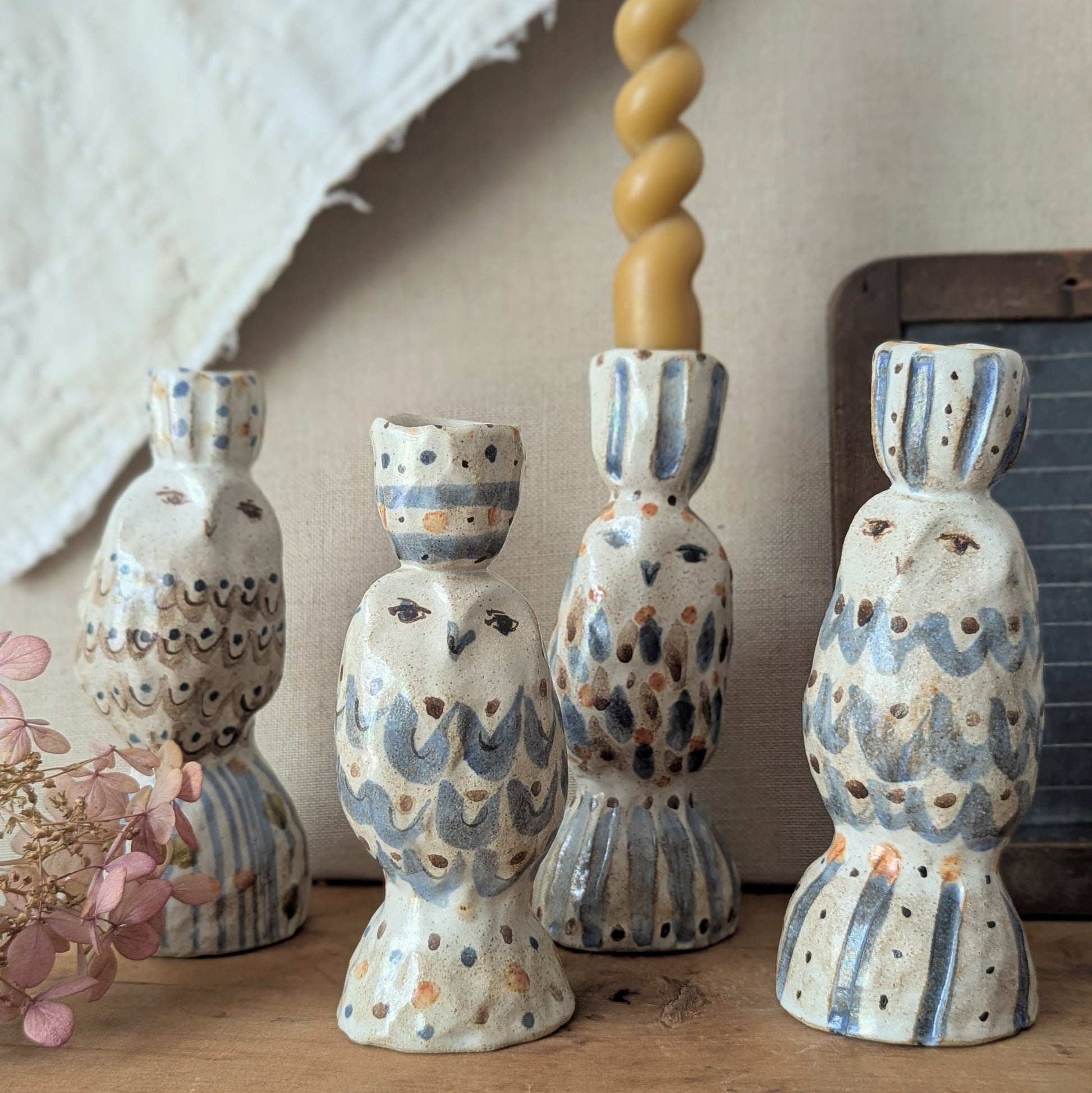 Pinched Ceramic Rabbits
