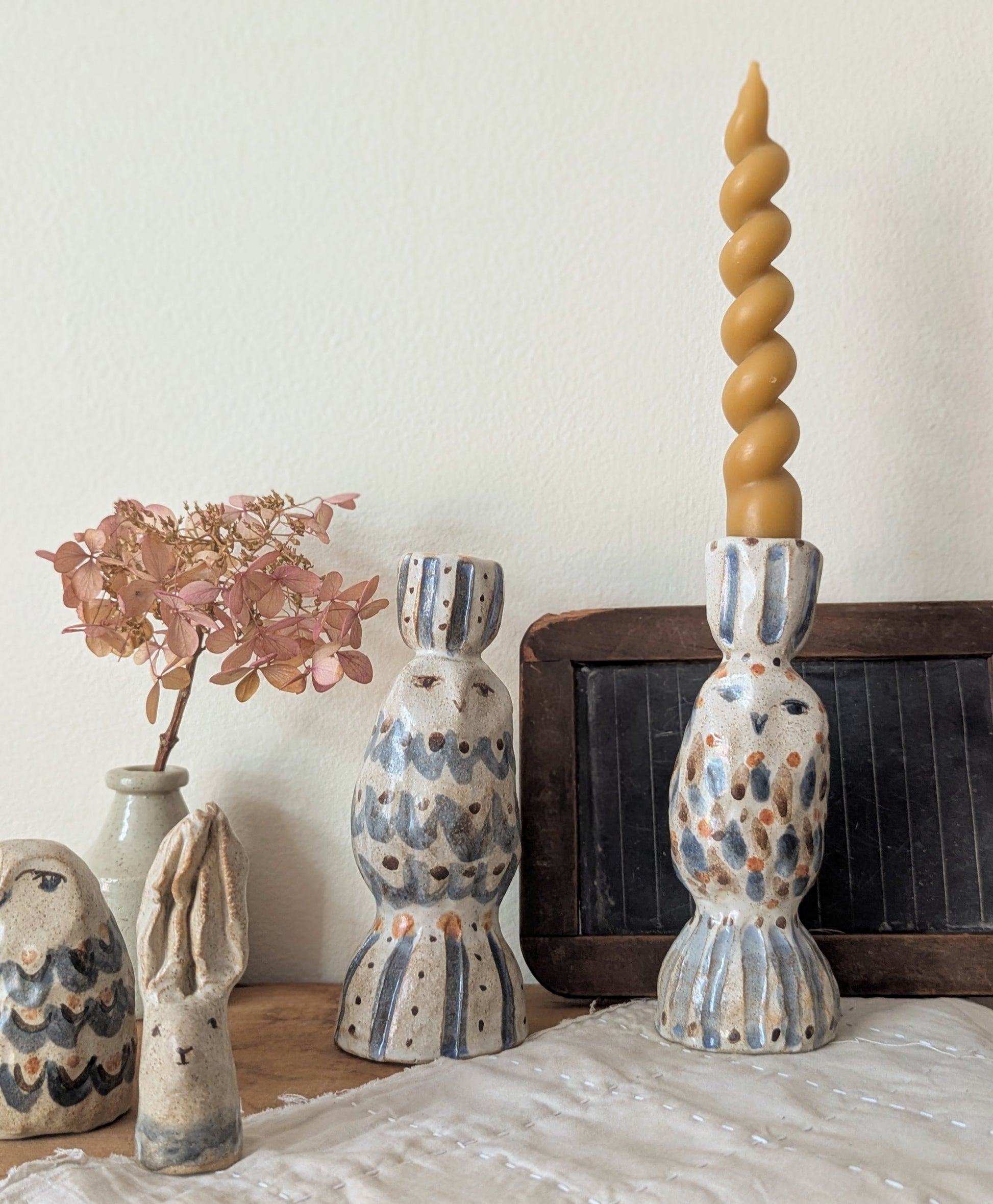 Pinched Ceramic Rabbits