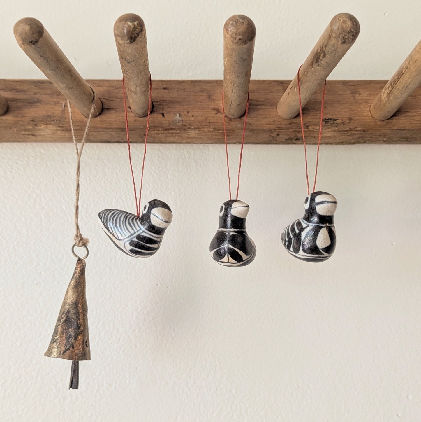 Mini Clay Bird Ornaments