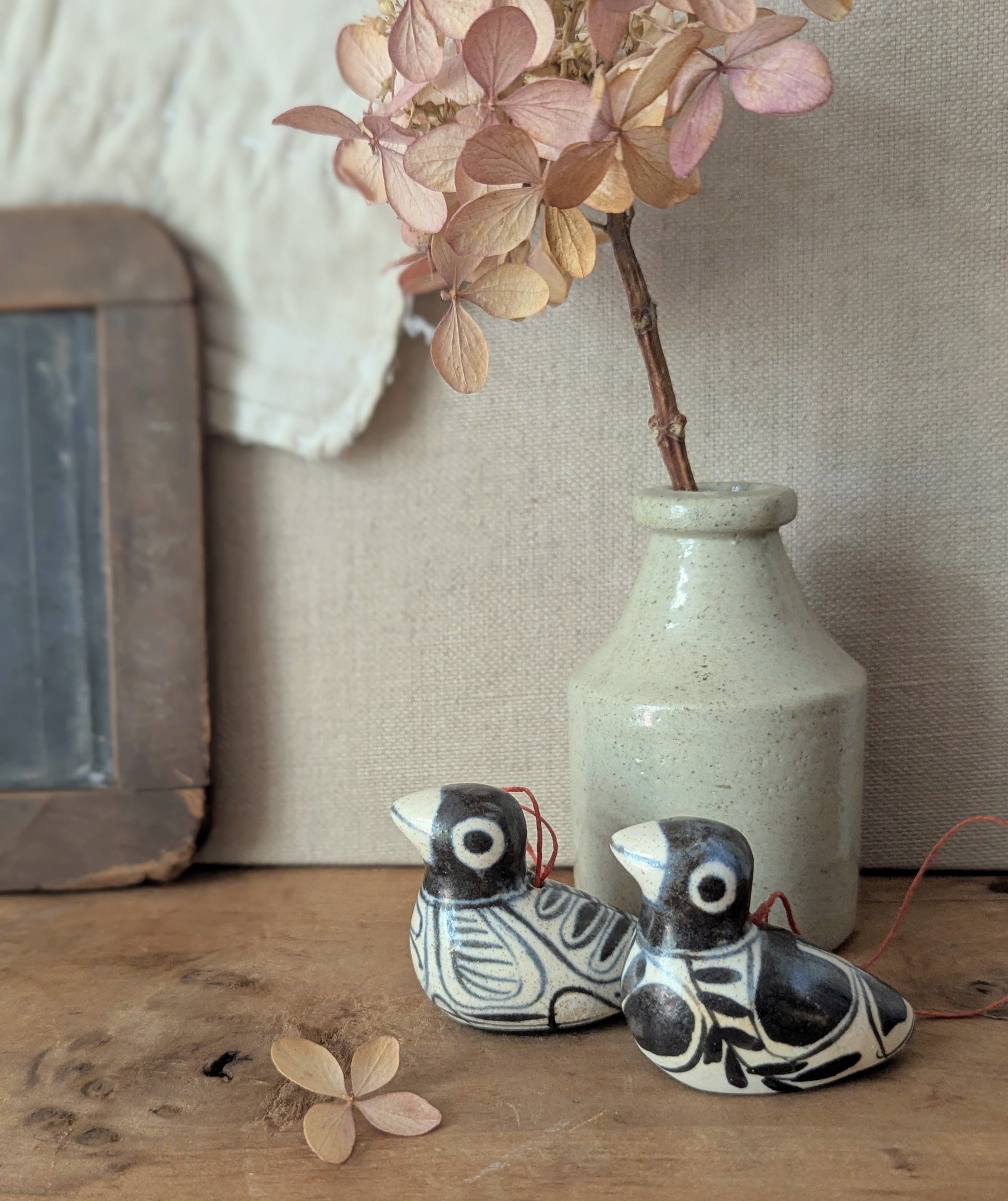 Mini Clay Bird Ornaments