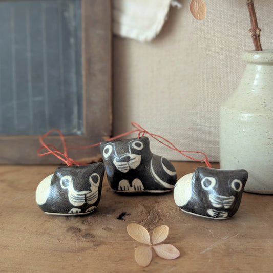Mini Clay Cat Ornaments