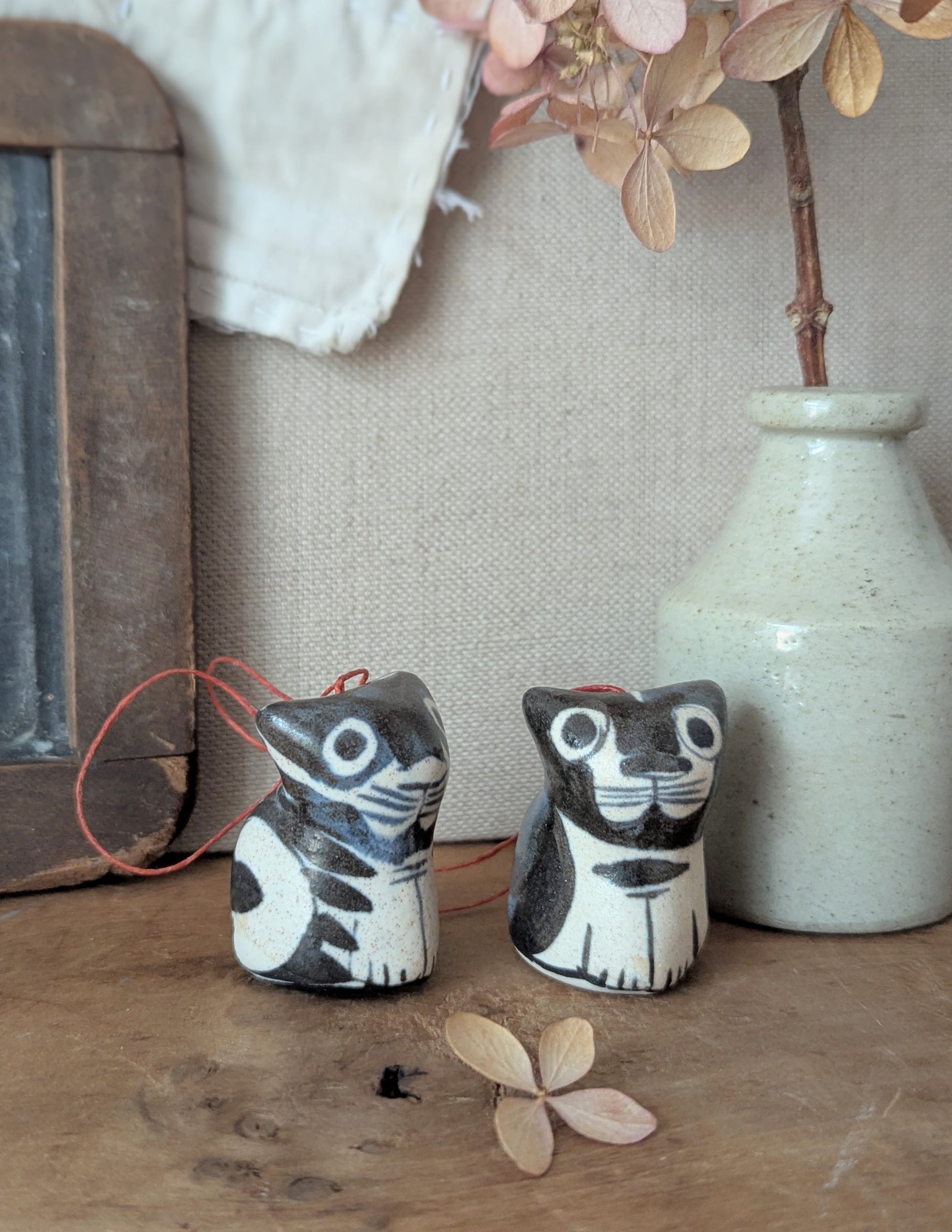 Mini Clay Cat Ornaments