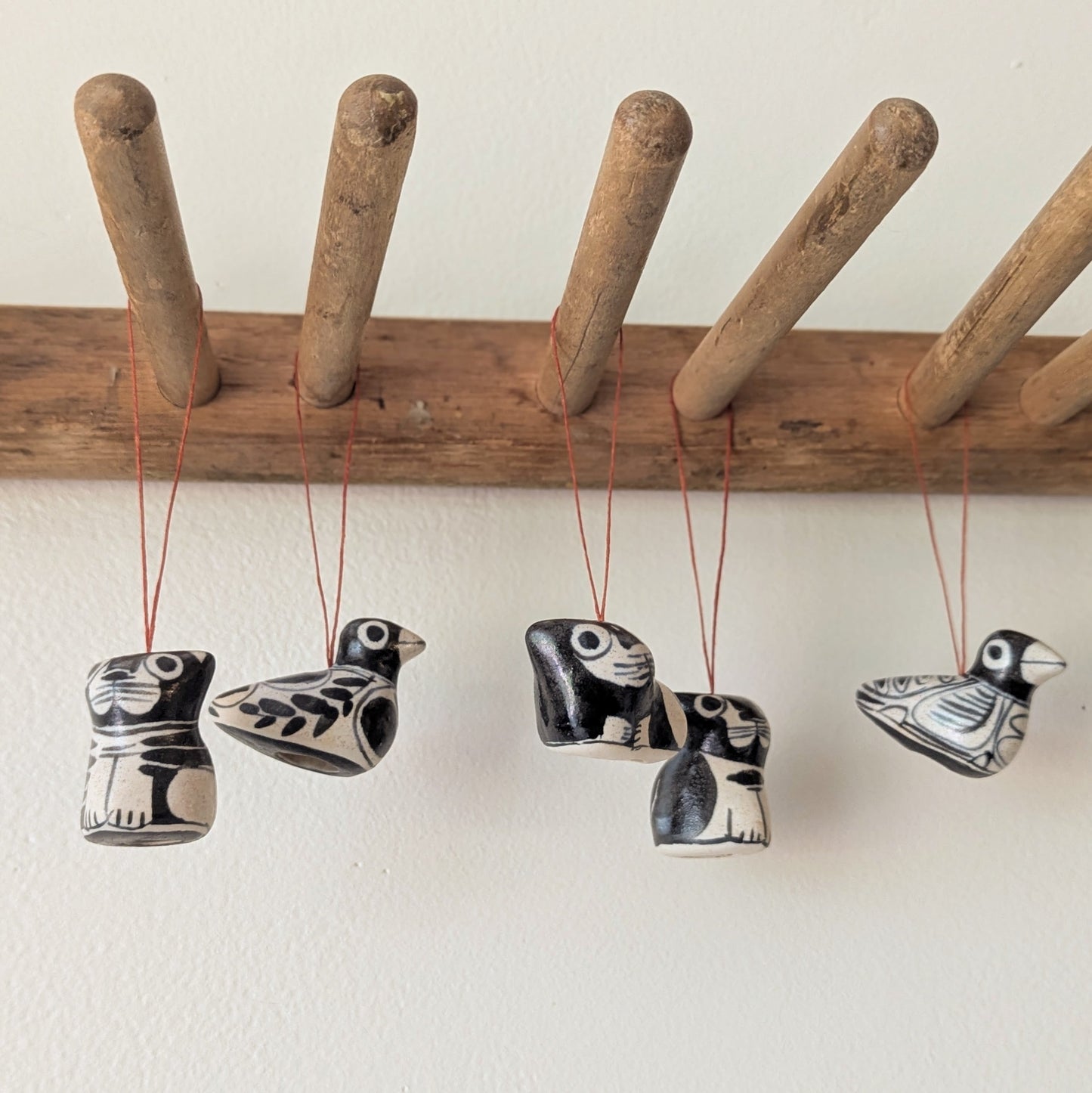 Mini Clay Bird Ornaments