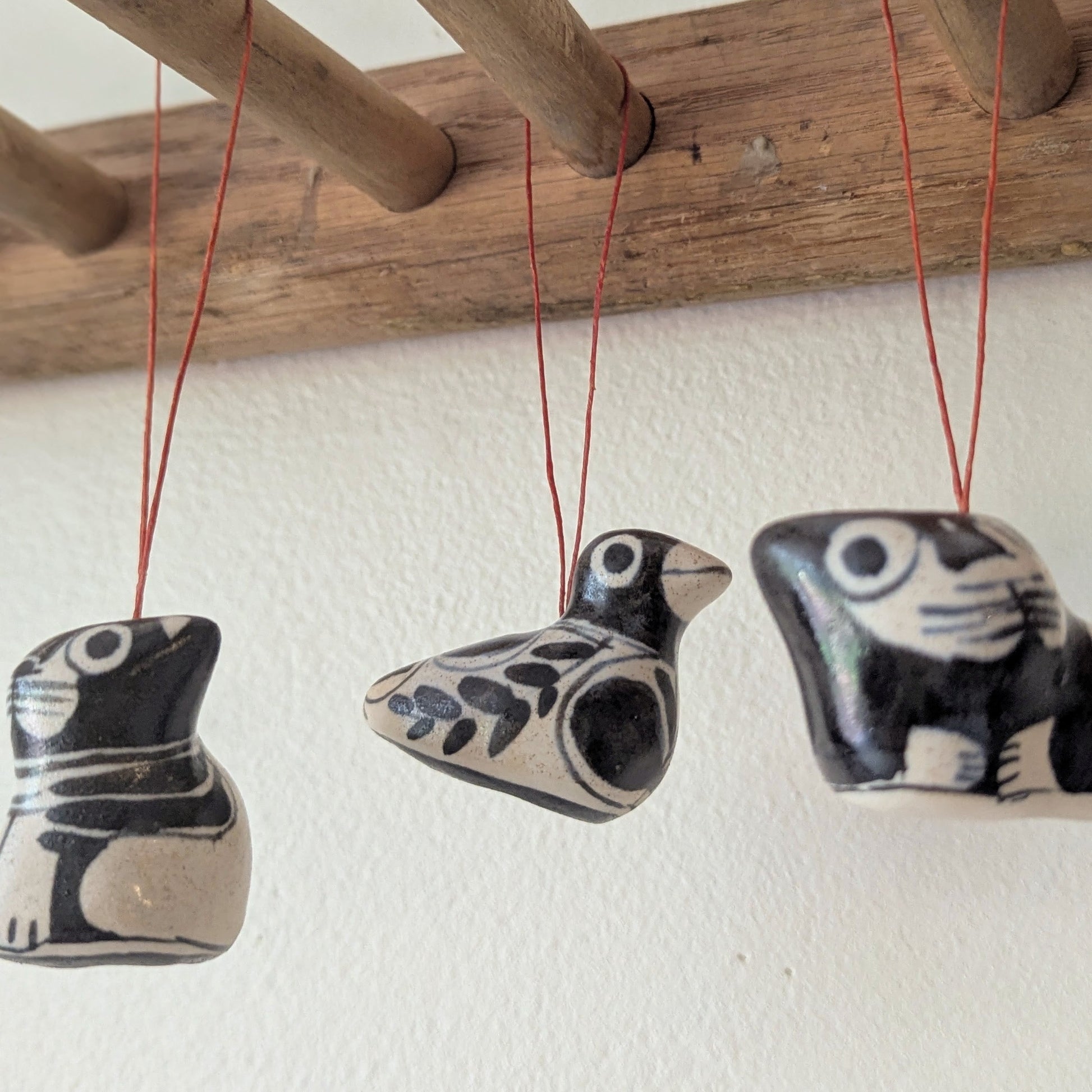 Mini Clay Bird Ornaments