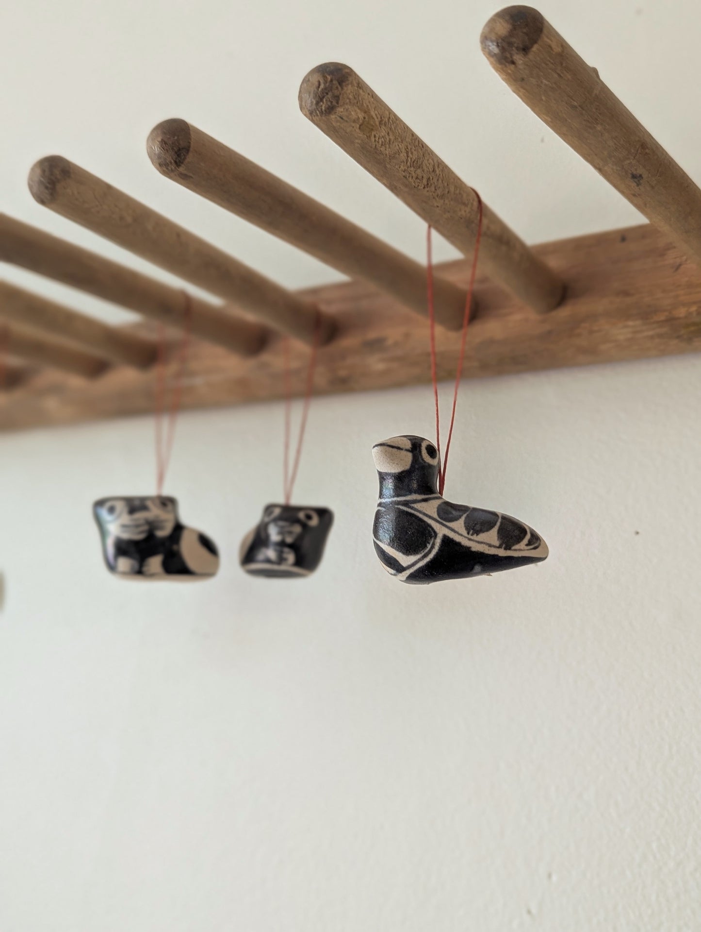 Mini Clay Bird Ornaments